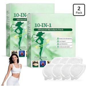 Moringa 10-in-1 Nano Microdarts Patch,Natural Skin Care Patches Firming Skin Set